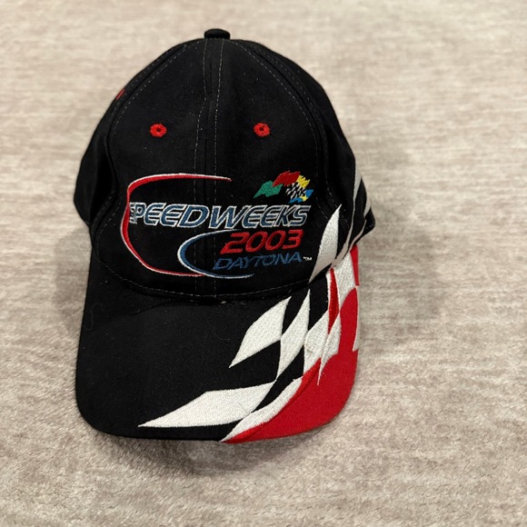 ISC Speedweeks 2003 Daytona‎ NASCAR Hat Racing Cap Embroidered Black - Picture 1 of 6